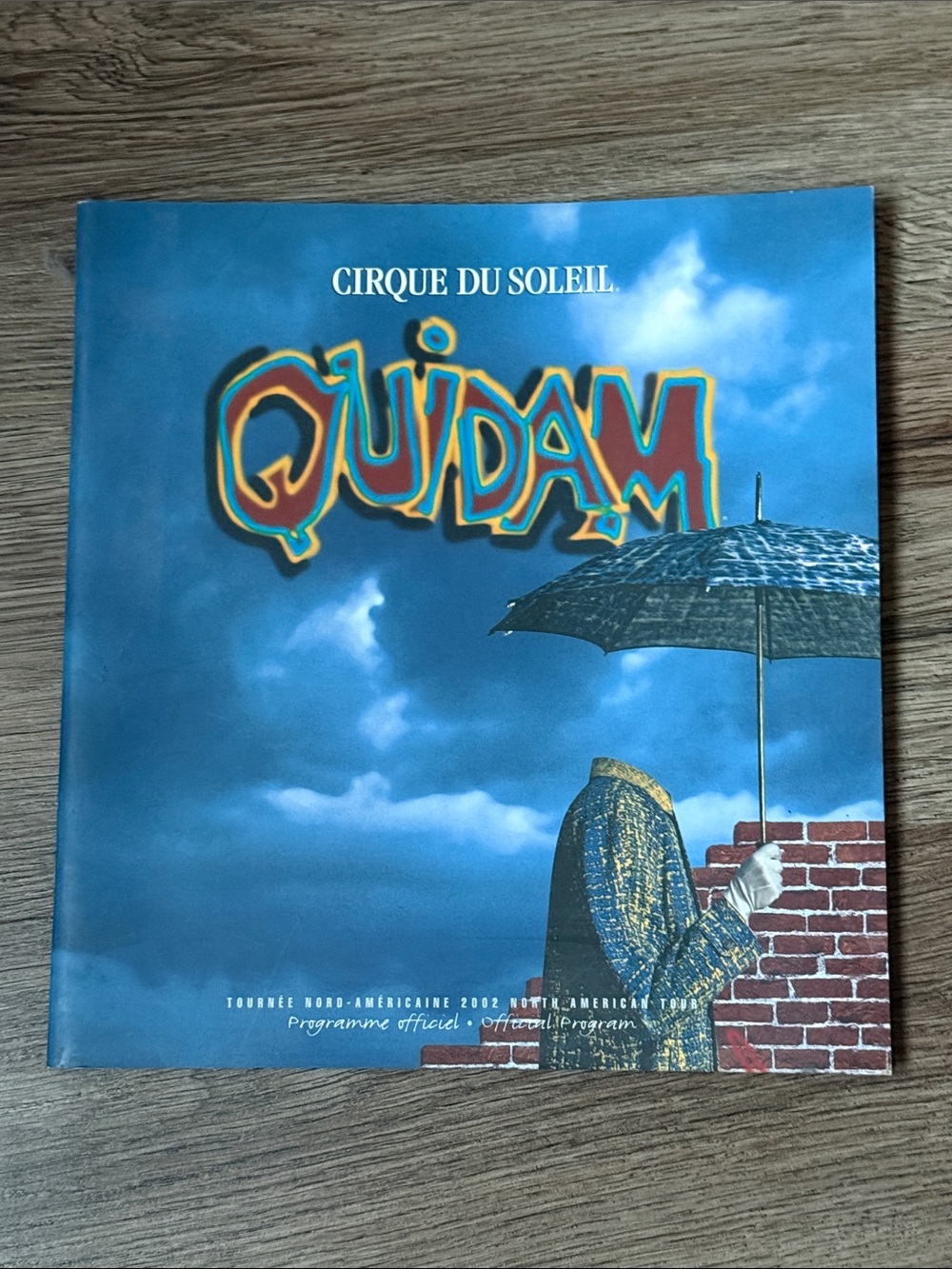 Cirque du Soleil Quidam 2002 North American Tour Official Program Book